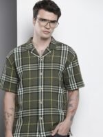 The Indian Garage Co Tartan Checks Opaque Checked Casual Shirt