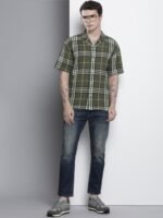 The Indian Garage Co Tartan Checks Opaque Checked Casual Shirt