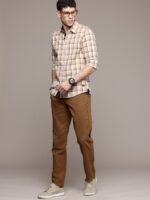 The Roadster Life Co. Gingham Checked Pure Cotton Casual Shirt