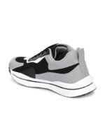 The Roadster Lifestyle Co. Men Grey & Black Colourblocked Lightweight Sneakers