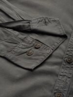 The Roadster Lifestyle Co Men Grey Melange Solid Casual Shirt