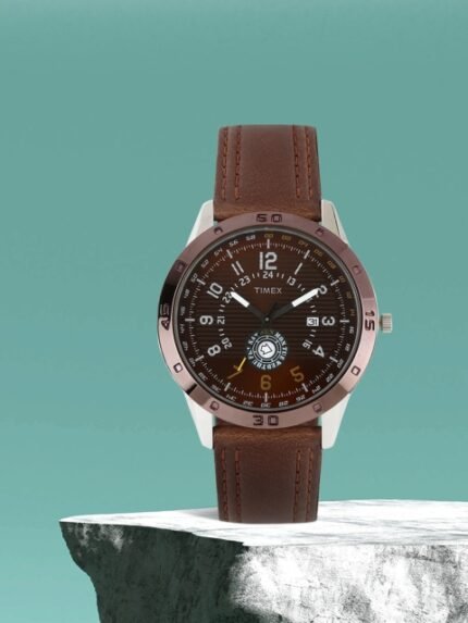 Timex Men Brown Dial Watch TI000U90300