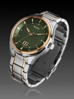 Titan Men Dial & Stainless Steel Bracelet Style Straps Analogue Watch 1829KM06