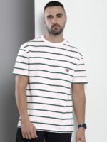 Tommy Hilfiger Pure Cotton Striped Pocket T-shirt