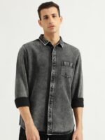 United Colors of Benetton Faded Cotton Casual Shirt