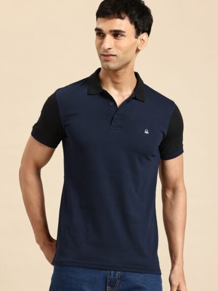 United Colors of Benetton High IQ Polo Collar T-shirt