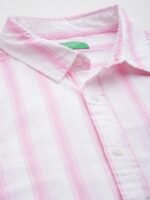 United Colors of Benetton Slim Fit Striped Cotton Shirt