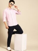 United Colors of Benetton Slim Fit Striped Cotton Shirt