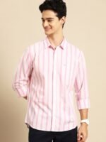 United Colors of Benetton Slim Fit Striped Cotton Shirt