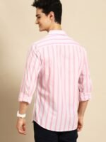 United Colors of Benetton Slim Fit Striped Cotton Shirt