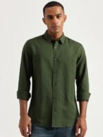 United Colors of Benetton Spread Collar Slim Fit Casual Shirt