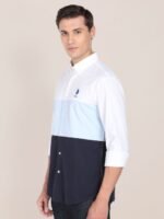 U.S. Polo Assn. Colourblocked Casual Shirt