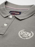 U.S. Polo Assn. Denim Co. Polo Collar Pure Cotton Slim Fit T-shirt with Minimal Print