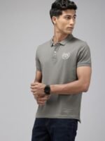 U.S. Polo Assn. Denim Co. Polo Collar Pure Cotton Slim Fit T-shirt with Minimal Print