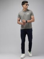 U.S. Polo Assn. Denim Co. Polo Collar Pure Cotton Slim Fit T-shirt with Minimal Print