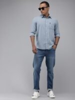 U.S. Polo Assn. Denim Co. Pure Cotton Slim Fit Casual Shirt