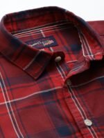 U.S. Polo Assn. Denim Co. Pure Cotton Slim Fit Checked Casual Shirt