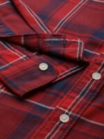 U.S. Polo Assn. Denim Co. Pure Cotton Slim Fit Checked Casual Shirt