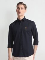 U.S. Polo Assn. Denim Co. Slim Fit Opaque Casual Shirt