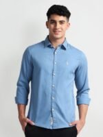 U.S. Polo Assn. Denim Co. Slim Fit Opaque Casual Shirt