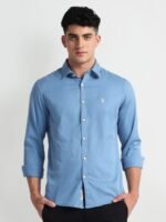 U.S. Polo Assn. Denim Co. Slim Fit Opaque Casual Shirt