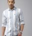 U.S. Polo Assn. Denim Co. Slim Fit Vertical Stripes Pure Cotton Casual Shirt