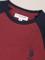 U.S. Polo Assn. Men Colourblocked Cotton T-shirt