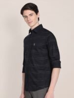 U.S. Polo Assn. Men Horizontal Striped Pure Cotton Casual Shirt