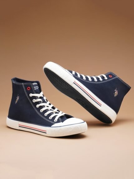 U.S. Polo Assn. Men Mid-Top Canvas Sneakers