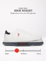 U.S. Polo Assn. Men Off-White MADRYN 2.O Sneakers