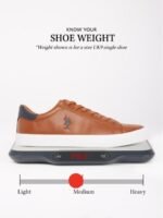 U.S. Polo Assn. Men Tan Brown MADRYN 2.O Sneakers