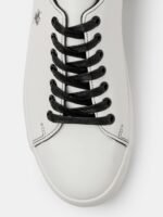 U.S. Polo Assn. Men White & Black Colourblocked PANAL Sneakers