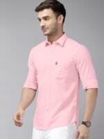 U.S. Polo Assn. Oxford Stretch Tailored Fit Opaque Casual Shirt
