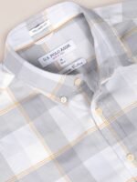 U.S. Polo Assn. Plaid Printed Button-Down Collar Pure Cotton Casual Shirt