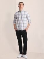 U.S. Polo Assn. Plaid Printed Button-Down Collar Pure Cotton Casual Shirt