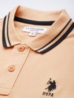 U.S. Polo Assn. Pure Cotton Polo Collar Slim Fit T-shirt