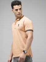 U.S. Polo Assn. Pure Cotton Polo Collar Slim Fit T-shirt