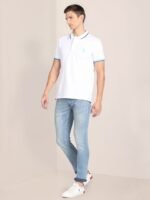 U.S. Polo Assn. Pure Cotton Polo Collar Slim Fit T-shirt