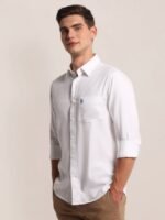 U.S. Polo Assn. Spread Collar Casual Shirt