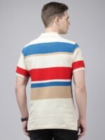 U.S. Polo Assn. Striped Polo Collar Pure Cotton Slim Fit T-shirt