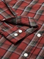 U.S. Polo Assn. Tailored Fit Checked Pure Cotton Casual Shirt