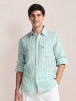 U.S. Polo Assn. Vertical Striped Opaque Casual Shirt