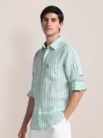 U.S. Polo Assn. Vertical Striped Opaque Casual Shirt