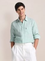 U.S. Polo Assn. Vertical Striped Opaque Casual Shirt