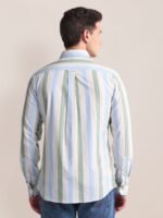 U.S. Polo Assn. Vertical Stripes Tailored Fit Casual Shirt