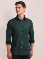 U.S. Polo Assn.spread collar Long Sleeves Printed Casual Shirt