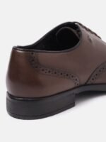 Van Heusen Men Perforated Leather Formal Oxfords