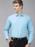 Van Heusen Pure Cotton Custom Fit Opaque Formal Shirt