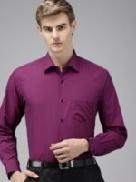 Van Heusen Pure Cotton Custom Fit Opaque Formal Shirt