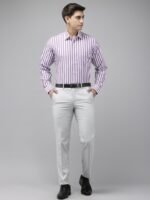 Van Heusen Pure Cotton Custom Fit Striped Formal Shirt